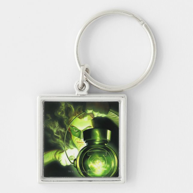 Holding the Green Lantern Key Ring (Front)