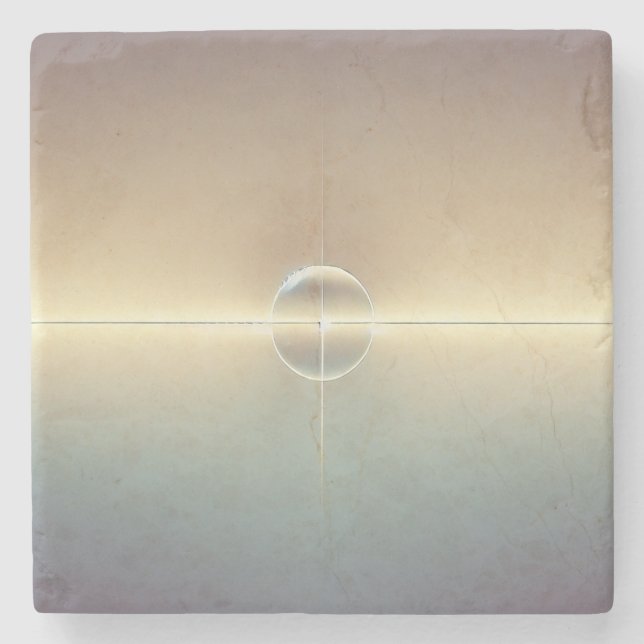 Holding The Line Stone Coaster (Front)