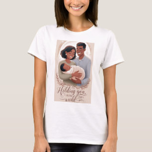 Holding You, Holding Our World T-shirt for Parents