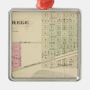 Holdrege, Nebraska Metal Tree Decoration