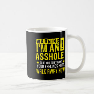 Hole Holes Warning Profanity Fun Gag Gift Coffee Mug