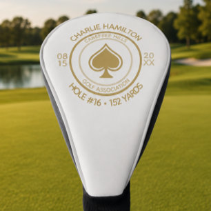 Hole in One Award Keepsake Golf Head Cover