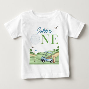 Hole In One Boy Golf First Birthday Par-Tee Baby T-Shirt