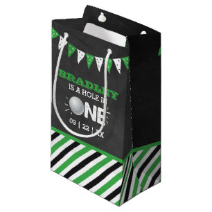 Hole In One Boys Golf 1st Birthday Par-tee Small Gift Bag