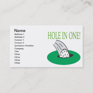 Hole In One Business Card