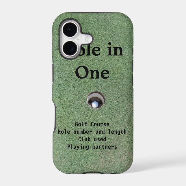 Hole in One case. (Back)