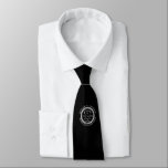 Hole in One Classic Black and White Golf Tie<br><div class="desc">Featuring an aged stamp effect classic retro design. Personalise the name,  location hole number and date to create a great keepsake to celebrate that fantastic hole in one. You can customise the background to your favourite colour. Designed by Thisisnotme©</div>