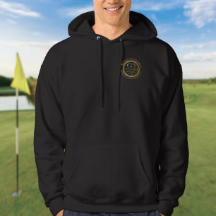 Hole in One Classic Gold Golf Personalised Hoodie