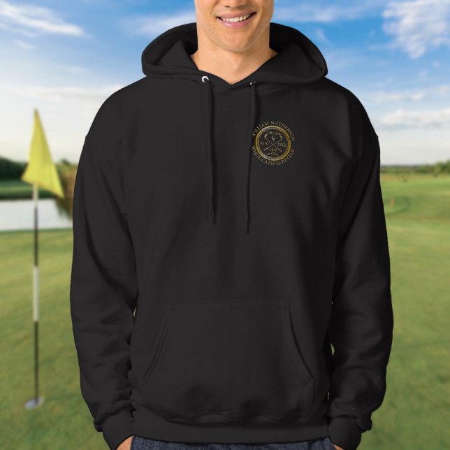 Hole in One Classic Gold Golf Personalised Hoodie (Hole in One Classic Gold Golf Personalised Hoodie)