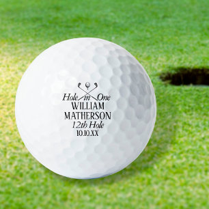 Hole in One Classic Personalised Golf Balls