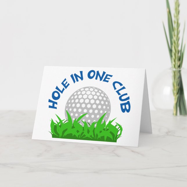 Hole In One Club Card (Front)