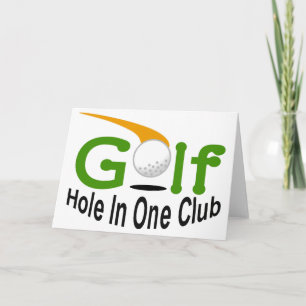 Hole in One Club Card