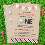 Hole In One Girls Golf 1st Birthday Par-tee Invitation<br><div class="desc">Celebrate in style with these trendy birthday invitations. The design is easy to personalise with your special event wording and your guests will be thrilled when they receive these fabulous invites.</div>