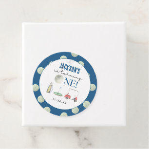 Hole In One Golf Boy Birthday Favour Tags