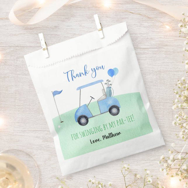 Hole In One Golf First Birthday Par-tee Favour Bag (Clipped)