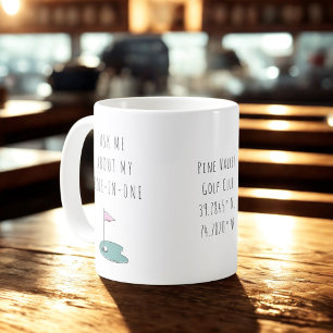 Hole In One Golf Gift for Her Minimal Keepsake Coffee Mug