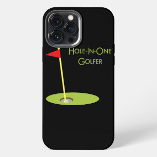 Hole In One Golfer Sport Themed Golfing Design iPhone 13 Pro Max Case