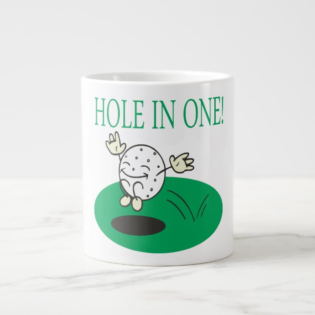 Hole In One Large Coffee Mug (Front)
