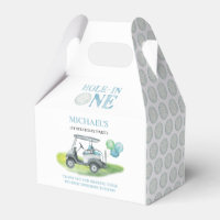 Hole-In-One Mini Golf Theme Birthday Favour Box
