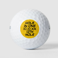 Hole in One Modern Personalised