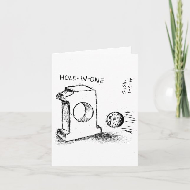Hole-in-One -- Note Card (Front)
