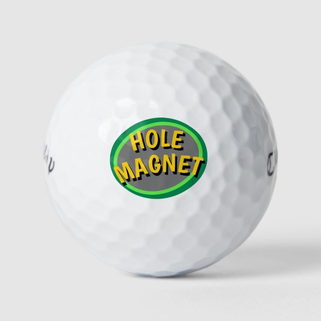 Hole in One Novelty Fun Golf Balls (Front)