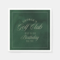 Hole-in-One Par-tee Elegant Golf Birthday party