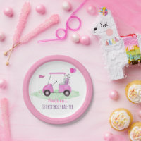 Hole In One Pink Golf First Birthday Par-tee