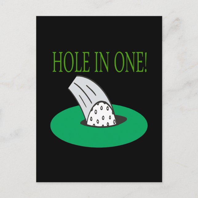Hole In One Postcard (Front)
