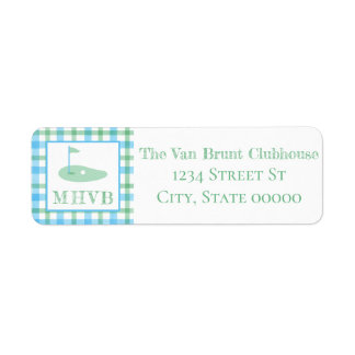 Hole-In One Return Address Label