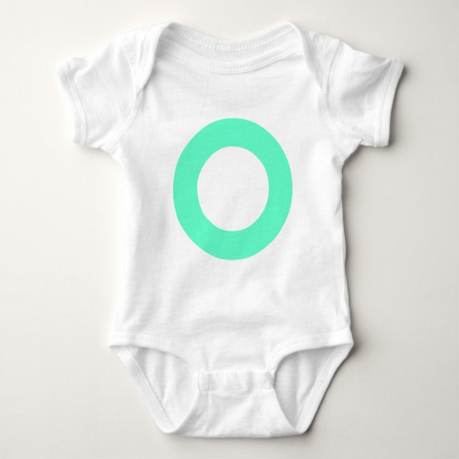 Holed Circle - Colours Baby Bodysuit (Front)