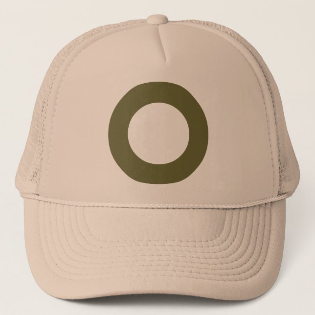 Holed Circle Trucker Hat (Front)
