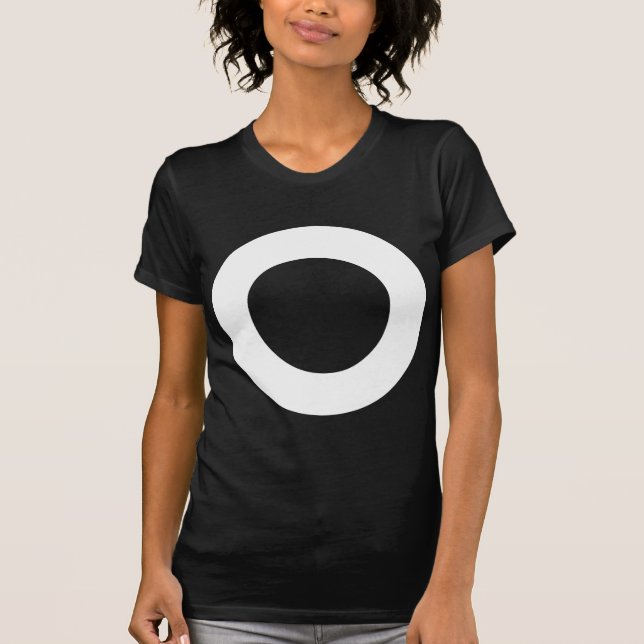 Holed Circle - White T-Shirt (Front)