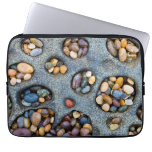 Holes filled with pebbles, CA Laptop Sleeve