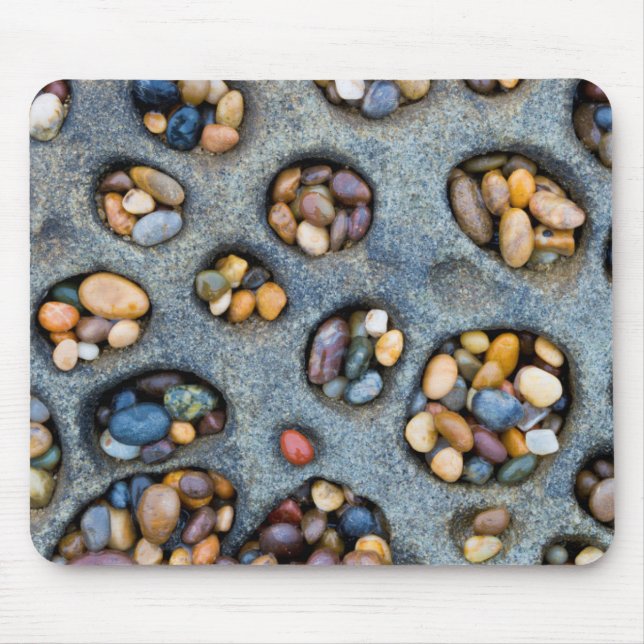 Holes filled with pebbles, CA Mouse Pad (Front)