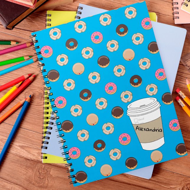 Holey Doughnuts Custom Coffee Cup Notebook (Creator Uploaded)