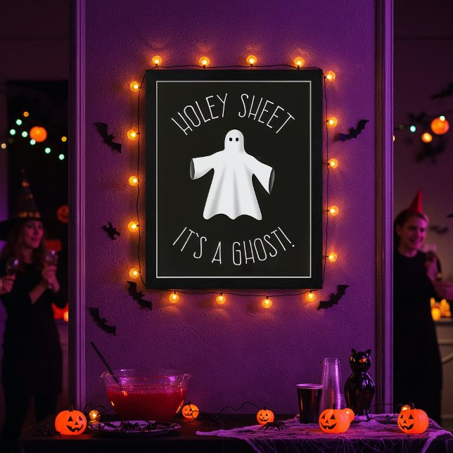 Holey Sheet It's A Ghost - Halloween Poster (Creator Uploaded)