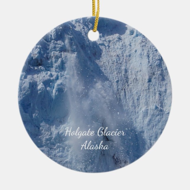 Holgate Calving Action Ornament (Front)