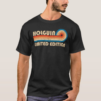 HOLGUIN Surname Retro Vintage 80s 90s Birthday Reu T-Shirt