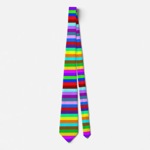 HOLI colored Stripes pattern + your ideas Tie