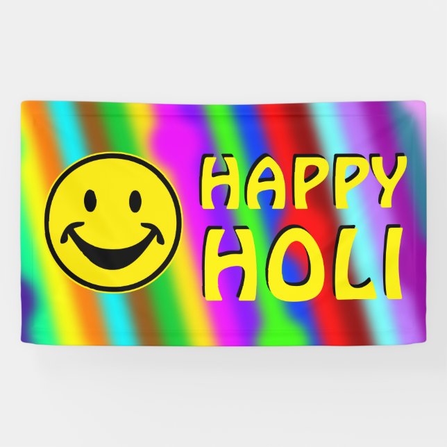 HOLI coloured soft Stripes - your ideas Banner (Horizontal)