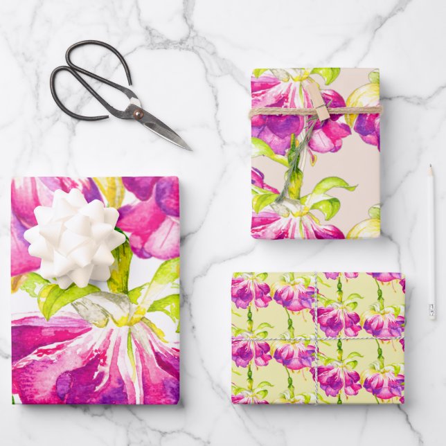 Holi on a Wrapping Paper Set  (Front)