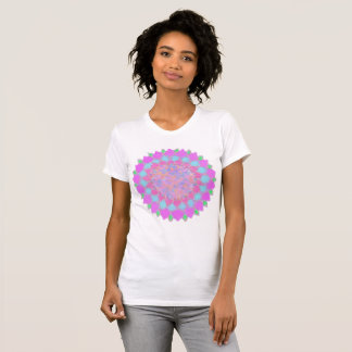 Holi paint splash floral rangoli T-Shirt