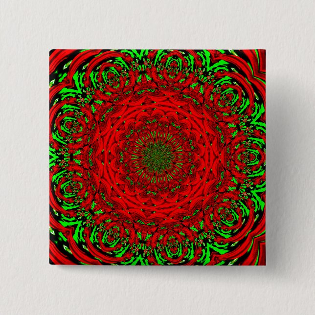 Holiday_ 15 Cm Square Badge (Front)