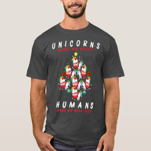 Holiday 365 Unicorns Christmas Tree Unicorn Make M T-Shirt