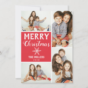 Holiday 4- Photo Collage Card