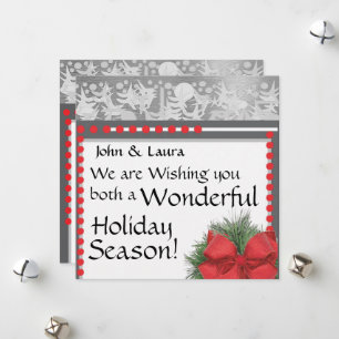HOLIDAY 5.25X5.25 FLAT CARD