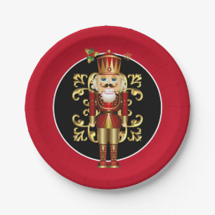Holiday 7" Paper Plates-Nutcracker Paper Plate