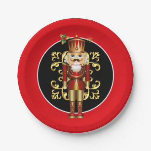 Holiday 7" Paper Plates-Nutcracker Paper Plate