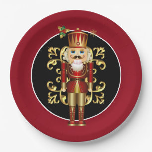 Holiday 9" Paper Plates-Nutcracker Plate
